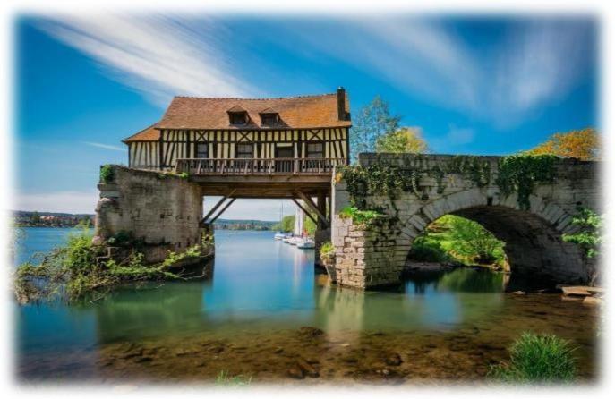 La Petite Maison De Giverny - Gite De Charme 5 Etoiles Au Coeur Du Village - 3 Chambres Экстерьер фото